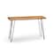 Alaterre Furniture Hairpin Natural Live Edge Wood with Metal 48" Media Console Table, Natural AWDD1020 - alternate 1